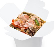 Удон с беконом
