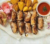 Шашлык из бараньих ребрышек