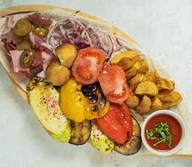 Овощи на мангале