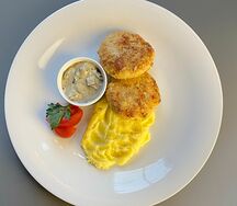 Котлеты куриные с картофельным пюре