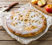 Сладкий пирог с яблоком и корицей Фаткуджын