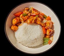 Курица Гунбао с рисом