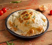 Лепешка с сыром и зеленью 