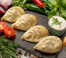 Манты с бараниной