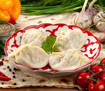 Манты с говядиной
