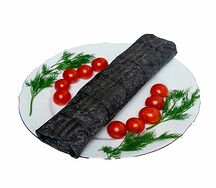 Сочная шаурма в чёрном лаваше