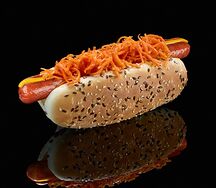 Датский хот-дог с морковью по-корейски