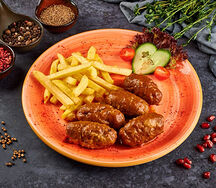 Люля-кебаб с картофелем фри