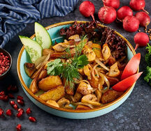 Картошка с грибами