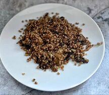 Гречка с шампиньонами