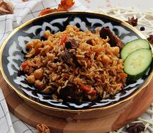 Плов по-бухарски с говядиной
