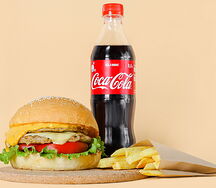 Комбо Чизбургер куриный