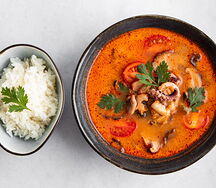 Суп Том Ям с морепродуктами