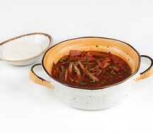 Борщ с говядиной