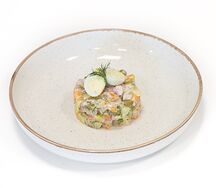 Оливье с ветчиной