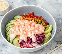 Поке с креветками