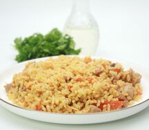 Плов с курицей