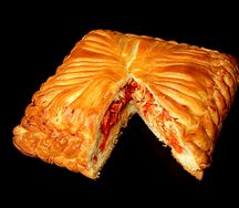 Пирог с овощами и курицей