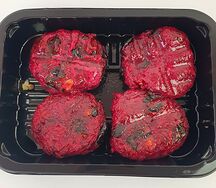 Свекольные котлеты с черносливом и арахисом