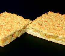 Пирог песочно-яблочный