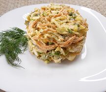 Салат Лисичка
