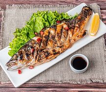 Форель на углях