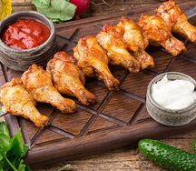 Шашлык острый из куриных крылышек