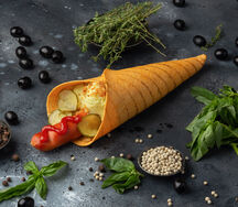 Рулле с колбаской альпийской