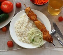 Шашлычок Из Куриного Филе На Шпажке