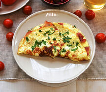 Омлет с курицей