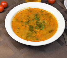 Рассольник с говядиной