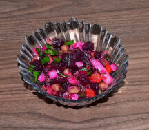 Салат Винегрет с запеченной свеклой