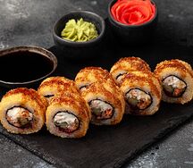 Ролл Лосось & Краб в темпуре