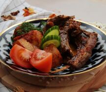 Казан-кебаб с бараниной