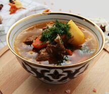 Суп Шурпа с бараниной