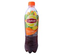 Черный чай Lipton с персиком