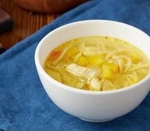 Куриный суп с лапшой