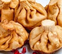 Хинкали жареные говядина-свинина