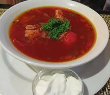 Борщ с говядиной