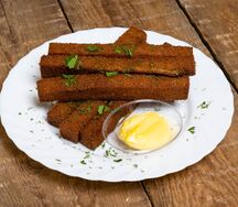 Гренки с чесноком