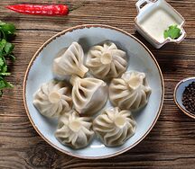 Хинкали с грибами