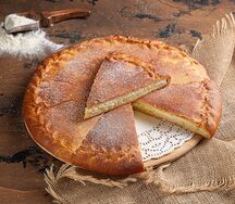 Пирог с творогом (1 кусок)