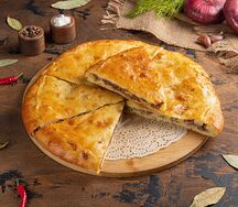 Пирог с мясом и картошкой