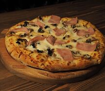 Ветчина с грибами