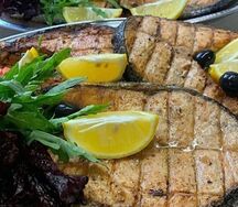 Сибас жареный