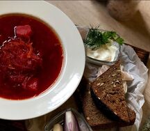 Борщ с говядиной