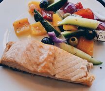 Семга на пару