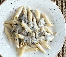 Пенне с шампиньонами