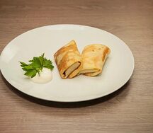 Блин с мясом