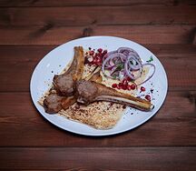 Шашлык из бараньей корейки